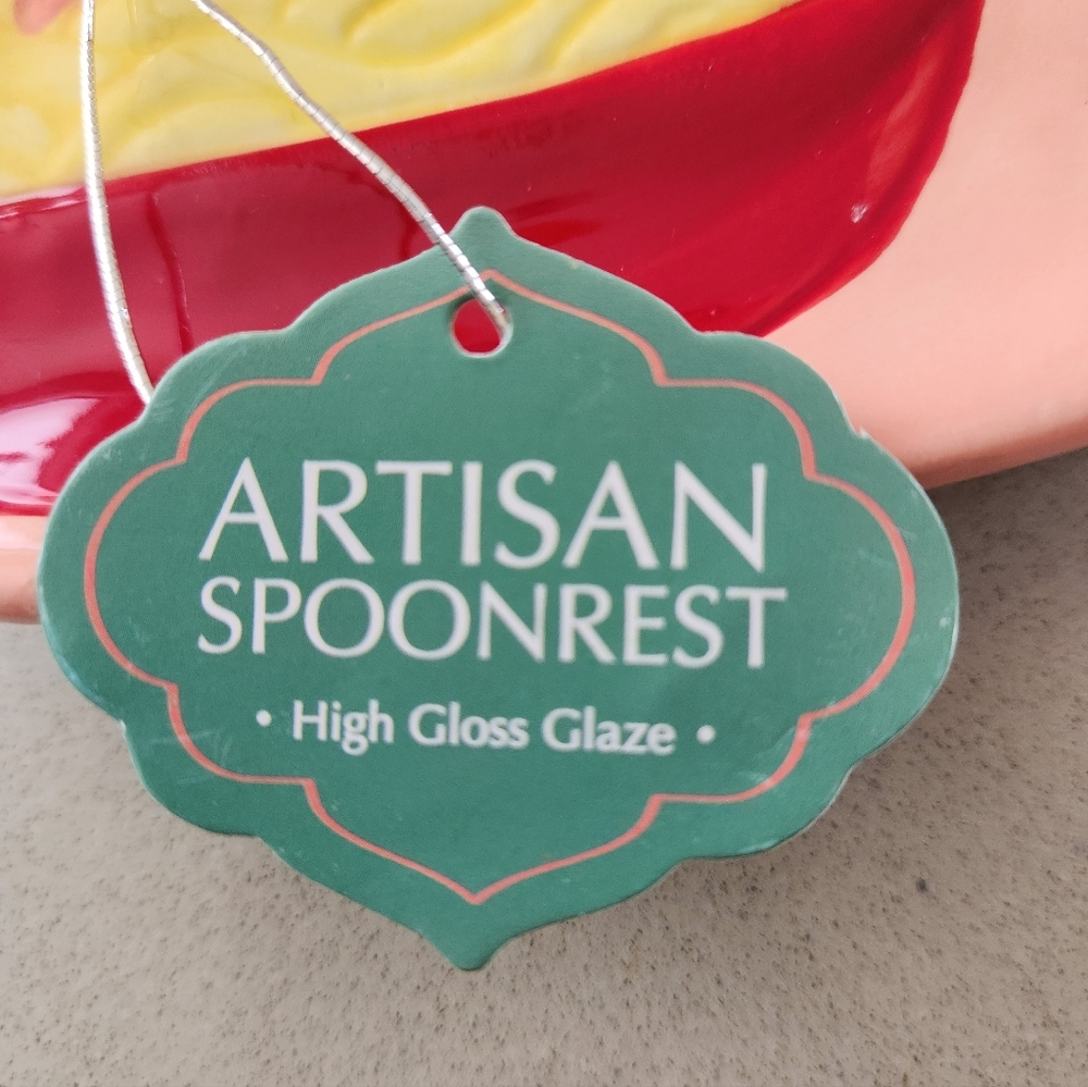 10 Strawberry Street Adorable Cat Spoon Rest **NEW - Picture 6 of 9